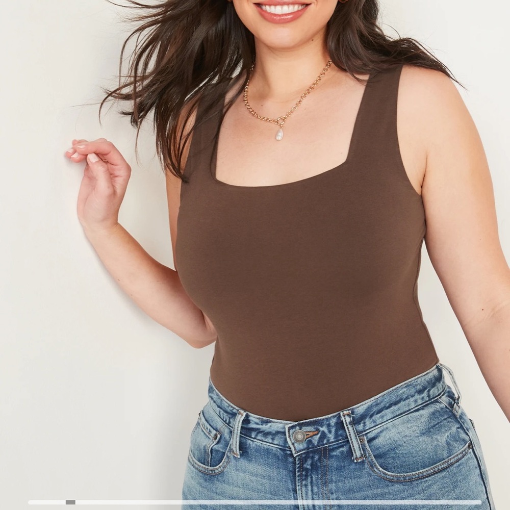 Old Navy Fitted Square Neck Body Suit | sz s